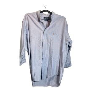 Polo Ralph Lauren Blake Shirt Mens Large Blue Oxford Button Down Pony Logo